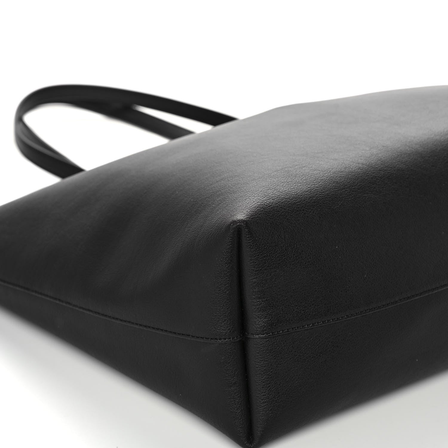 Saint Laurent Calfskin Large Shopping Tote Black 12 of 15