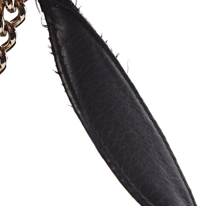 Gucci Pebbled Calfskin Medium Soho Chain Hobo Black 8 of 16