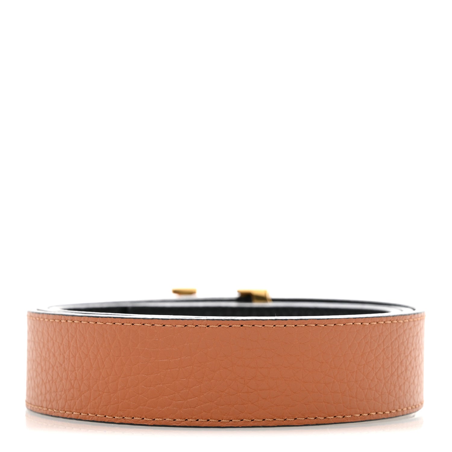 Louis Vuitton Taurillon Calfskin 30mm LV Initiales Reversible Belt 90 36 Black 4 of 9