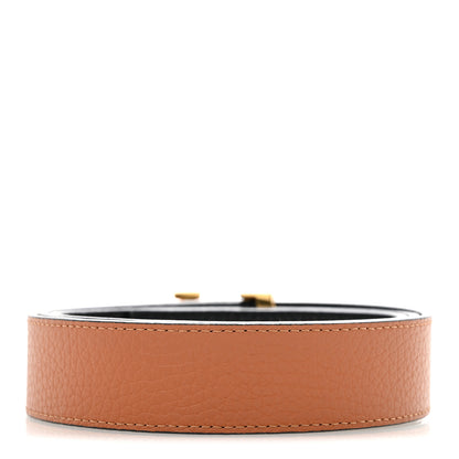 Louis Vuitton Taurillon Calfskin 30mm LV Initiales Reversible Belt 90 36 Black 4 of 9