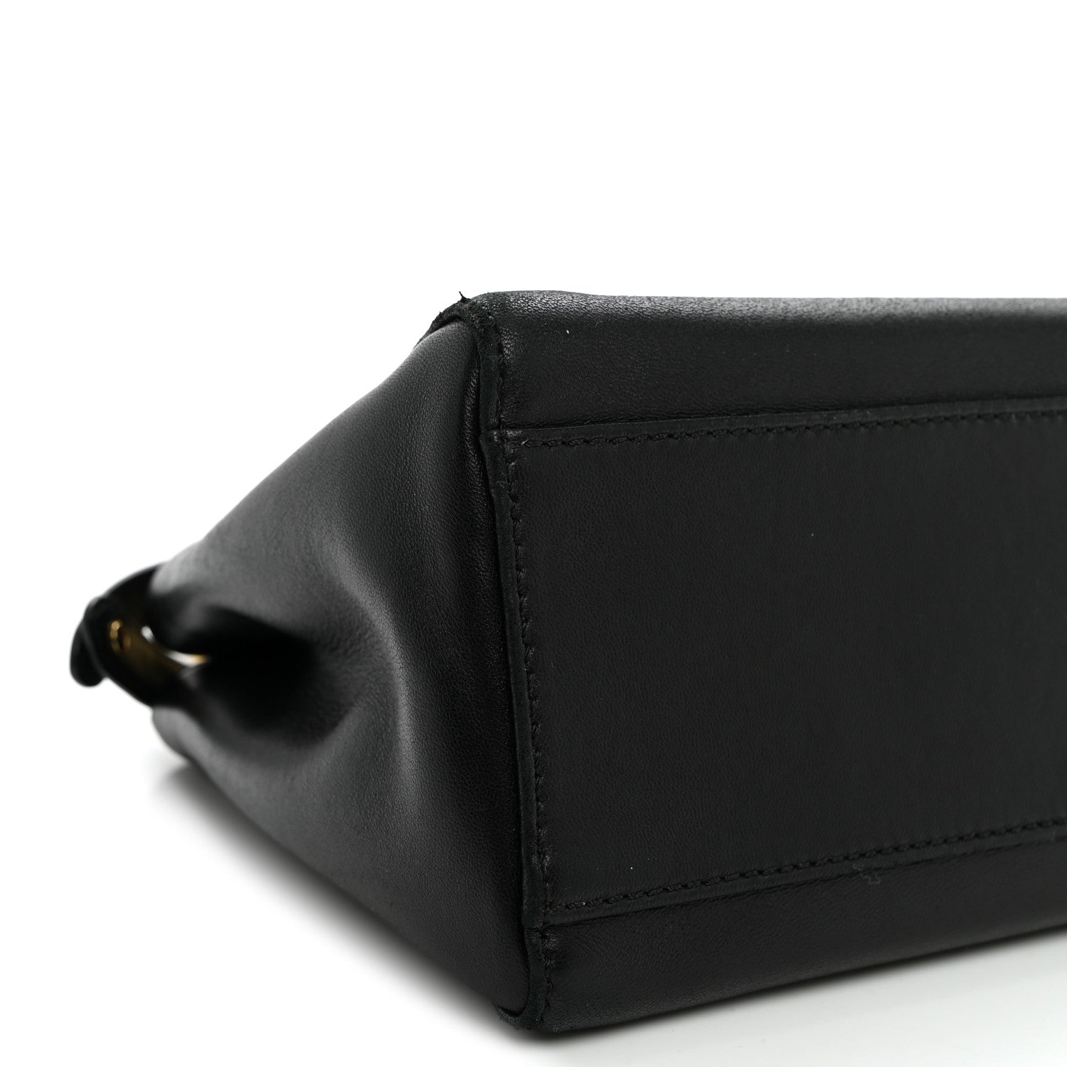 Fendi Nappa Mini Peekaboo Iconic Satchel Black 9 of 12