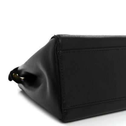 Fendi Nappa Mini Peekaboo Iconic Satchel Black 9 of 12