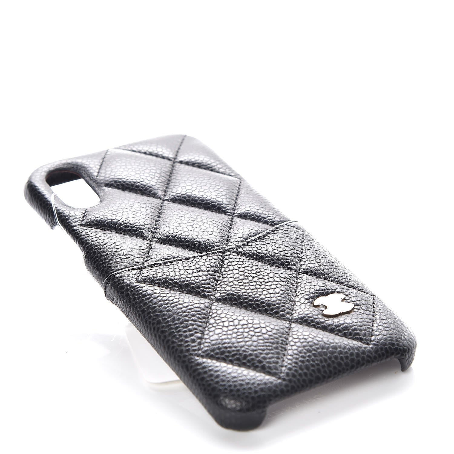 Chanel Caviar Quilted iPhone X Coco Tech Case Black 4 of 7