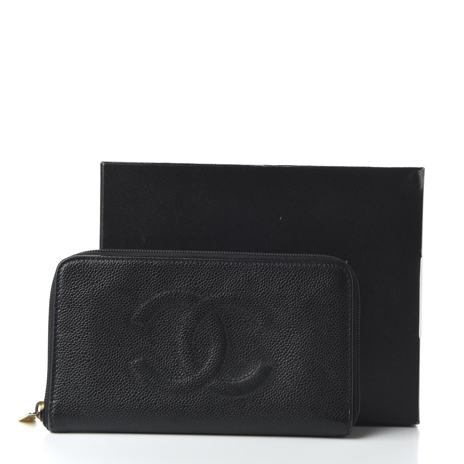 Chanel Caviar Large Timeless CC Zip Around Wallet Black 14 of 16