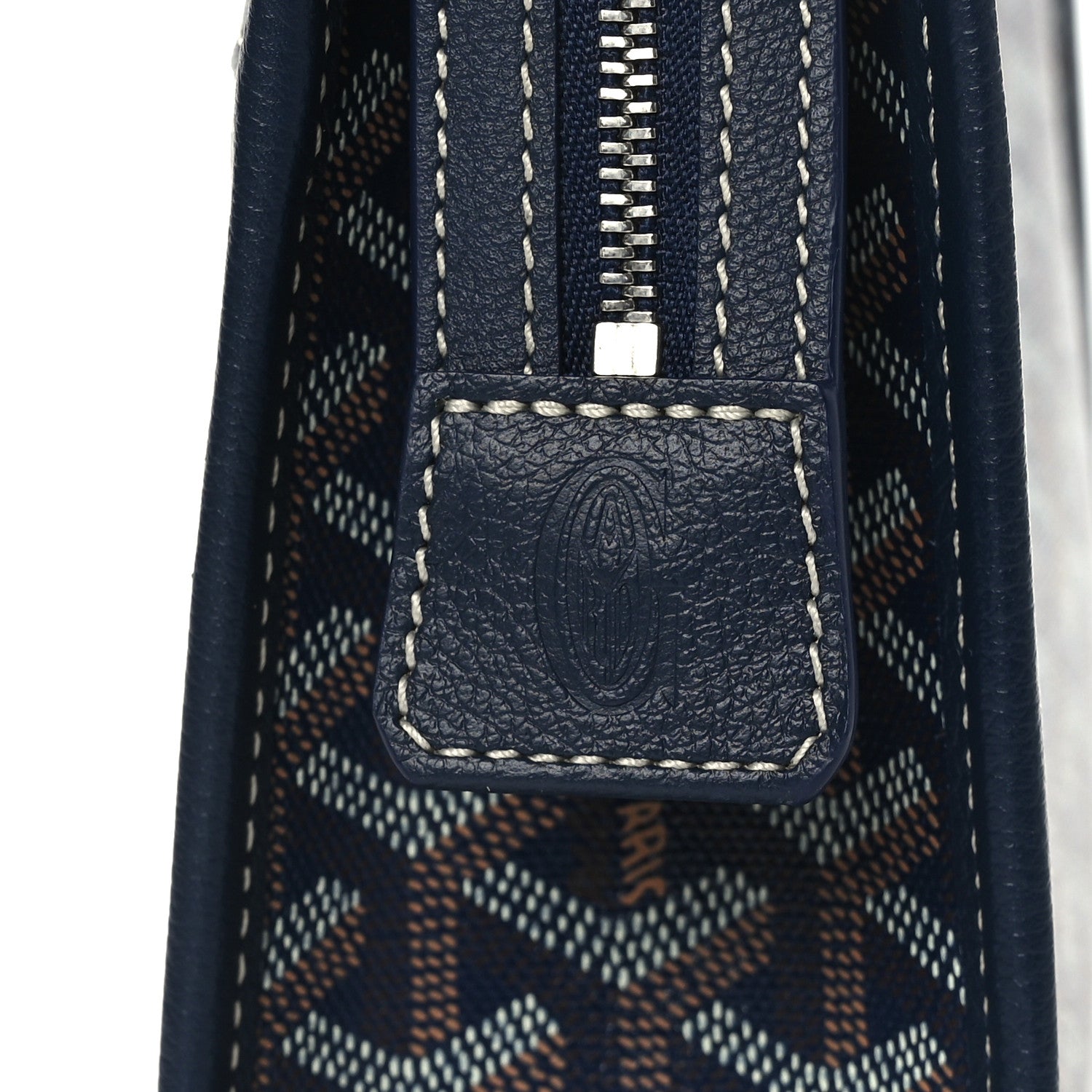 Goyard Goyardine Jouvence Toiletry Pouch Navy 7 of 9