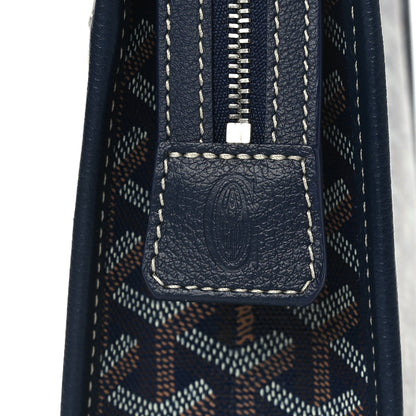 Goyard Goyardine Jouvence Toiletry Pouch Navy 7 of 9