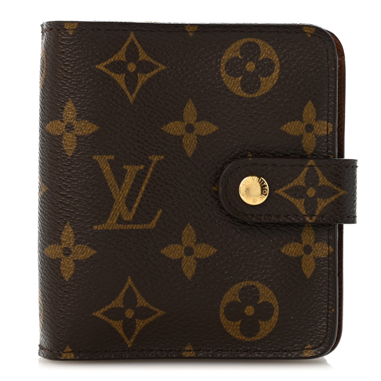 Monogram Compact Zippe Zipped Wallet