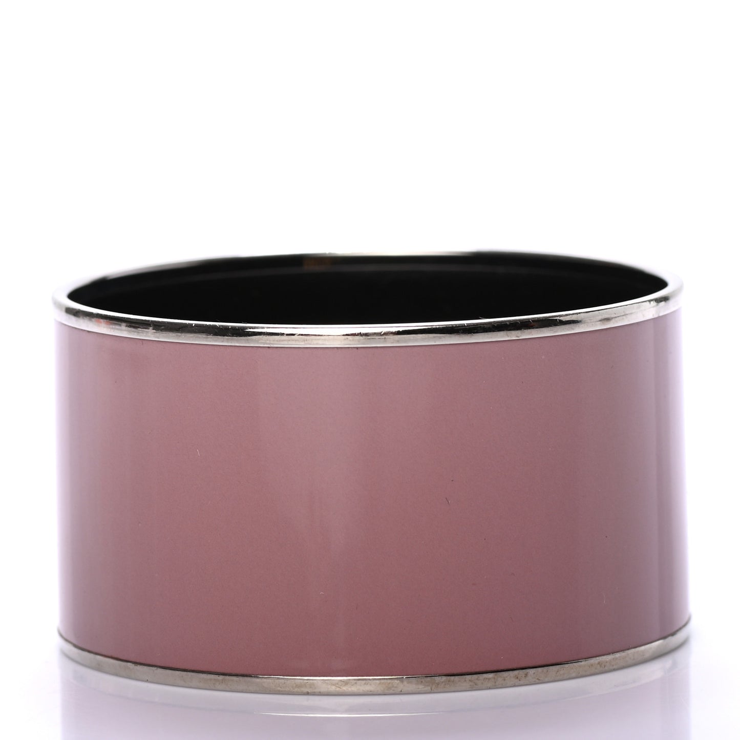 Enamel Printed Extra Wide Caleche Bracelet 62 Bois De Rose