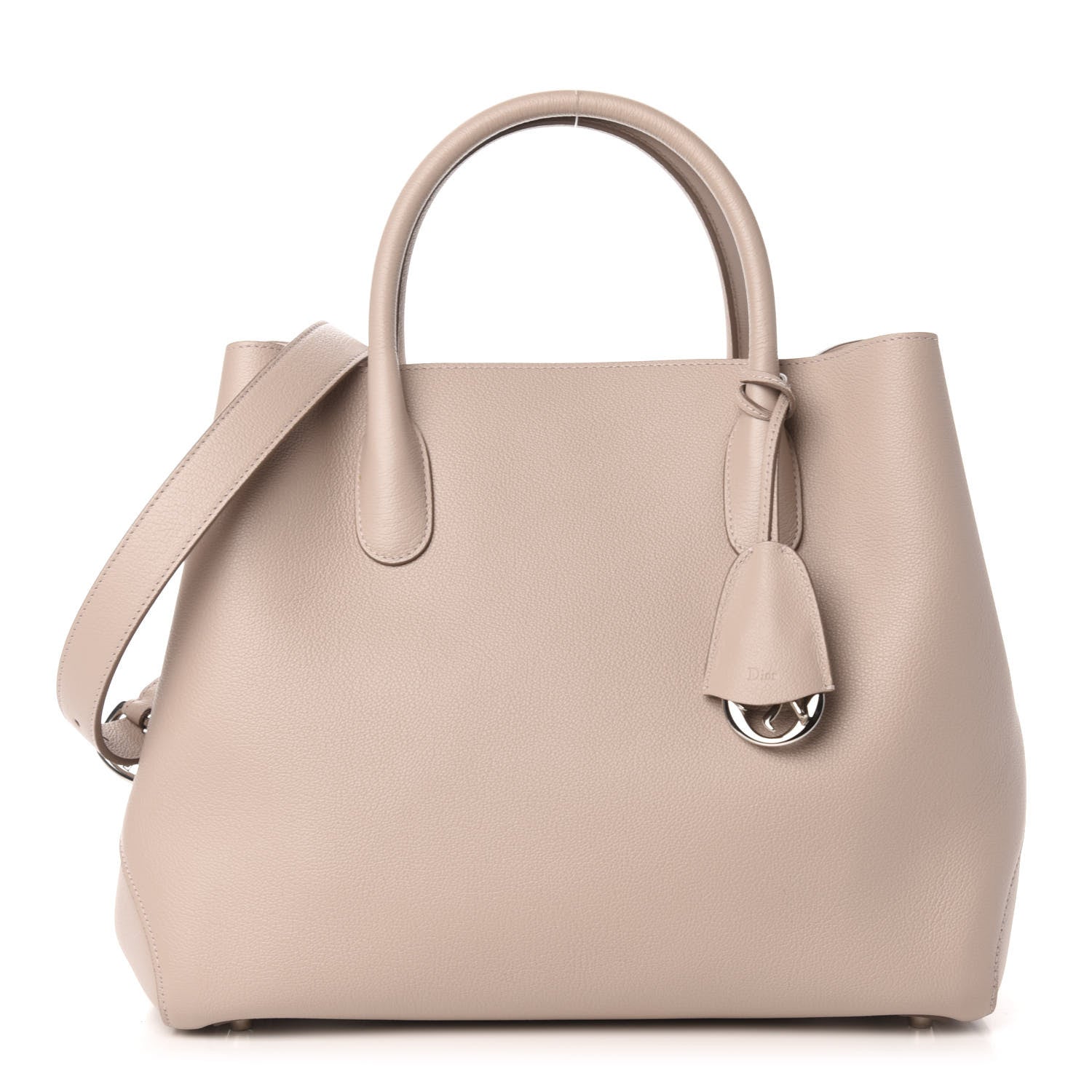 Christian Dior Supple Grained Calfskin Large Open Bar Tote Rose Poudre 1 of 11