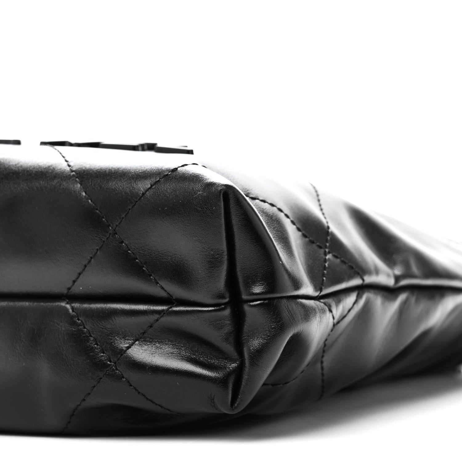 Chanel Shiny Calfskin Quilted Mini Chanel 22 So Black 10 of 10