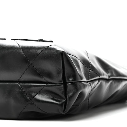 Chanel Shiny Calfskin Quilted Mini Chanel 22 So Black 10 of 10