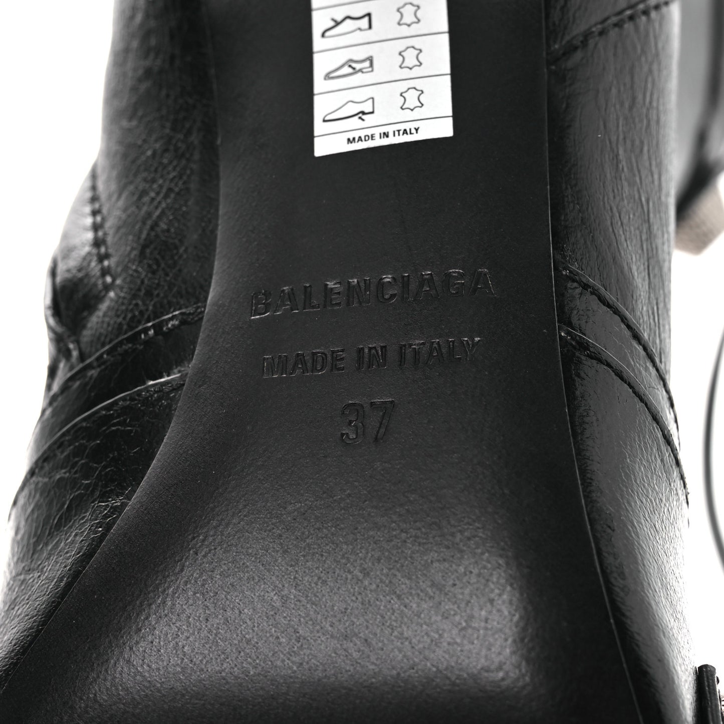 Agneau Arena Cagole 70mm Ankle Boots 37 Black