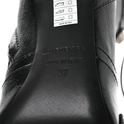 Balenciaga Agneau Arena Cagole 70mm Ankle Boots 37 Black 8 of 11