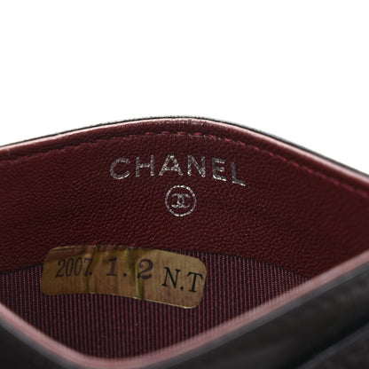 Chanel Lambskin Quilted Card Holder Black 6 of 6