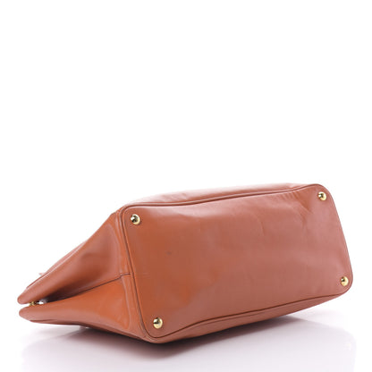 Prada Saffiano Lux Extra Large Tote Papaya 4 of 17