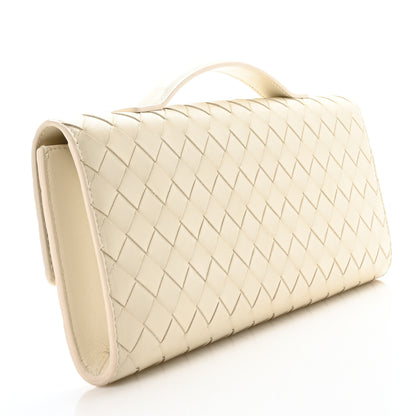 Bottega Veneta Nappa Intrecciato Long Andiamo Top Handle Sea Salt 3 of 9