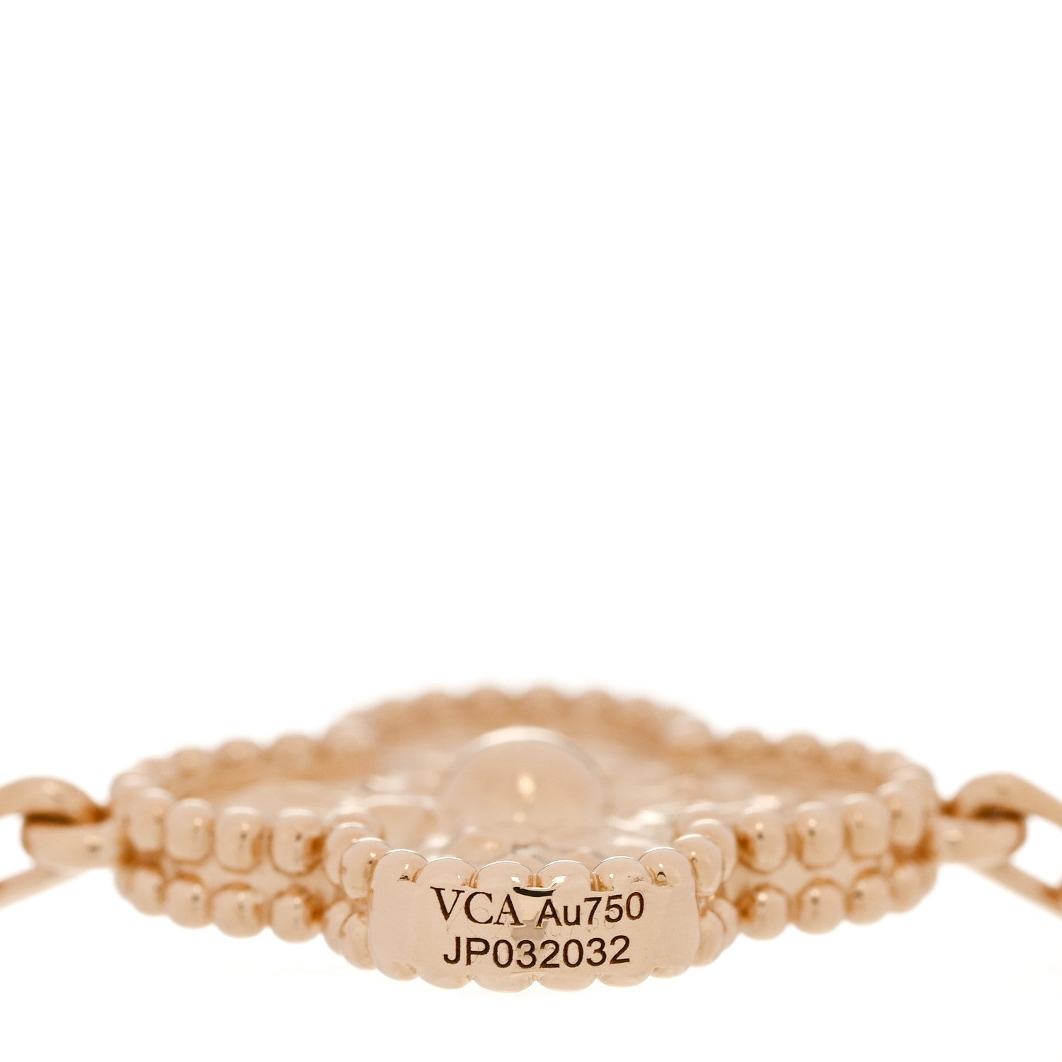 Van Cleef & Arpels 18K Yellow Gold 5 Motifs Vintage Alhambra Bracelet 3 of 4