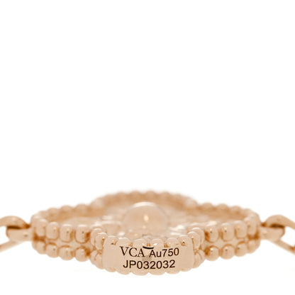 Van Cleef & Arpels 18K Yellow Gold 5 Motifs Vintage Alhambra Bracelet 3 of 4