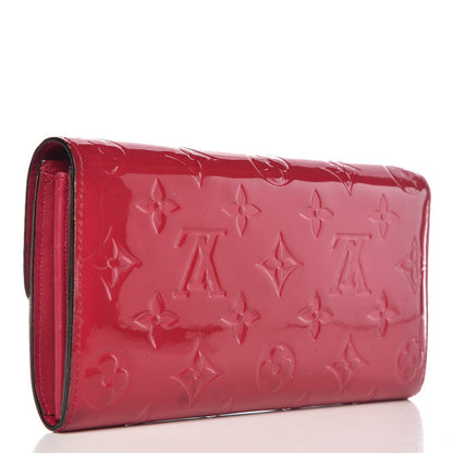Louis Vuitton Vernis Sarah Wallet Rose Indien 3 of 11