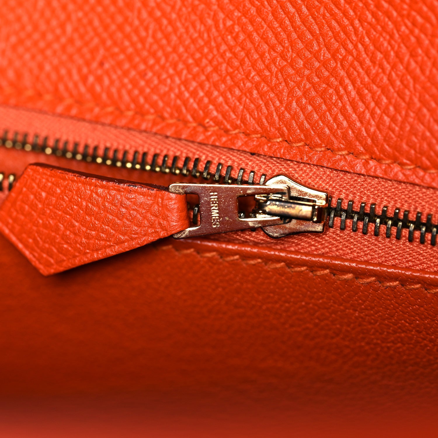 Hermes Epsom Kelly Sellier 28 Orange Poppy 20 of 42