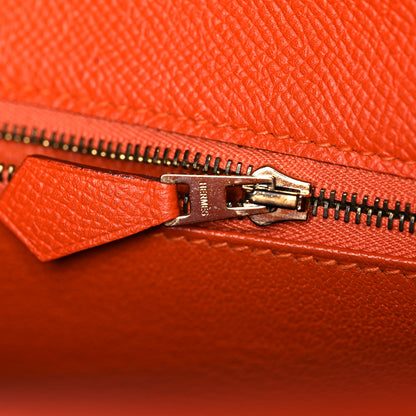 Hermes Epsom Kelly Sellier 28 Orange Poppy 20 of 42