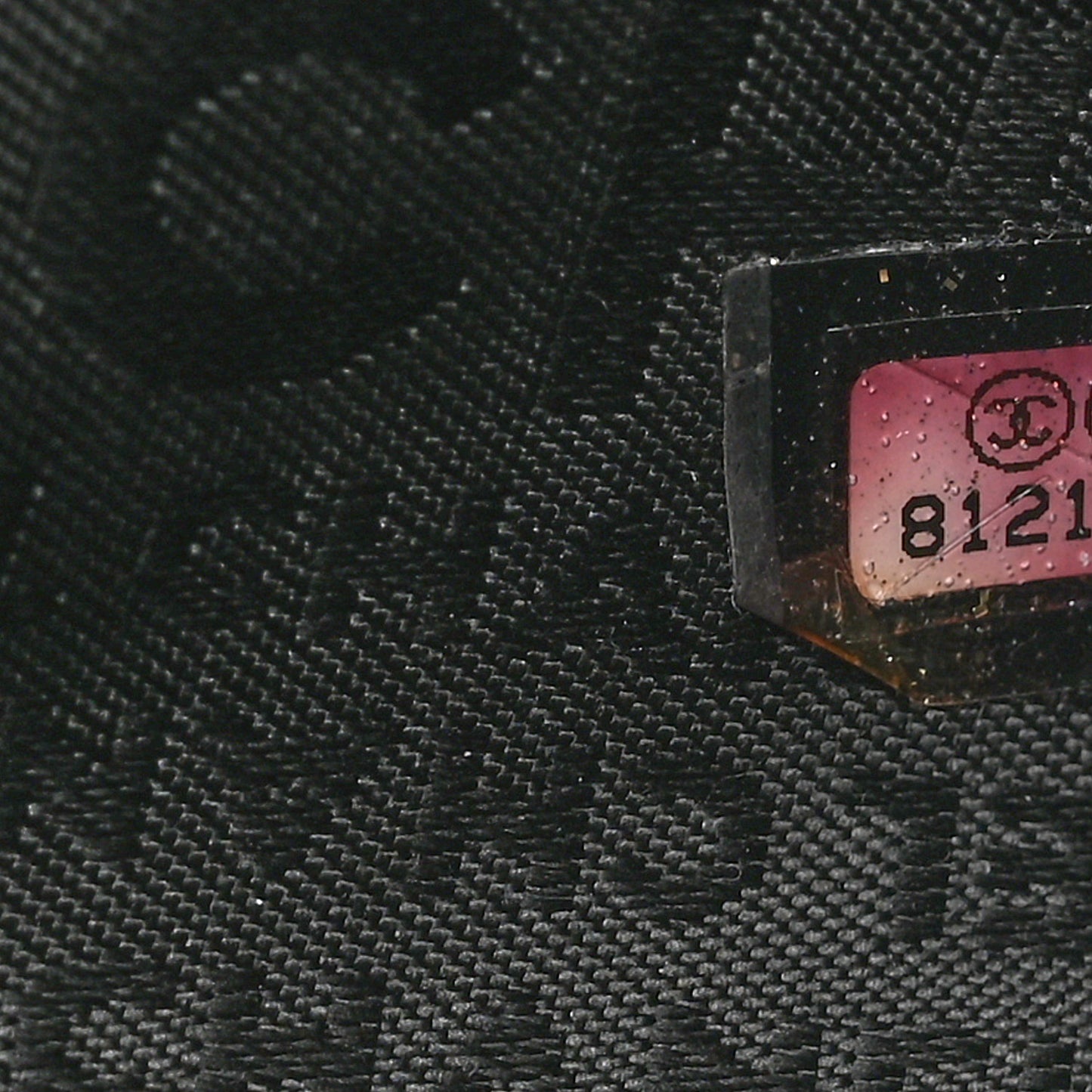 Needlepoint Precious Symbols Clutch Shoulder Bag Black