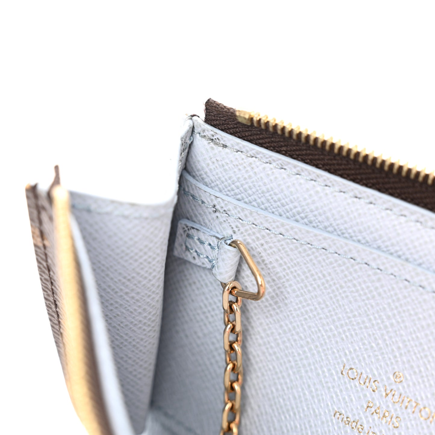 Monogram Noa Key Holder Olympe Blue