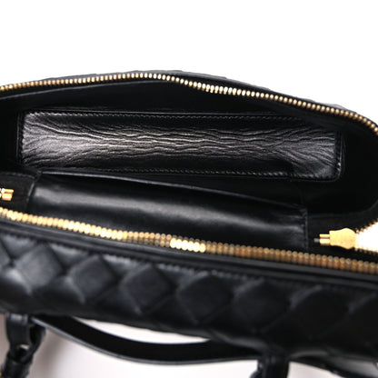 Bottega Veneta Calfskin Intrecciato Bang Bang Vanity Case Black 5 of 13