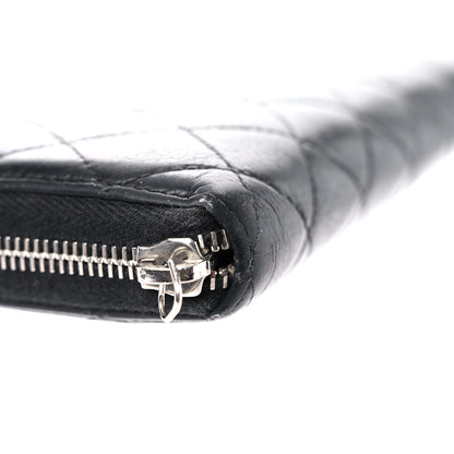 Chanel Caviar Quilted Medium Zip Around Wallet Black 9 of 25