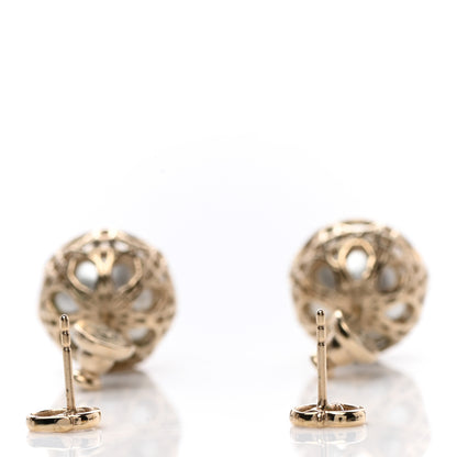 Christian Dior Pearl Secret Cannage Mise En Dior Tribales Earrings Gold 3 of 4