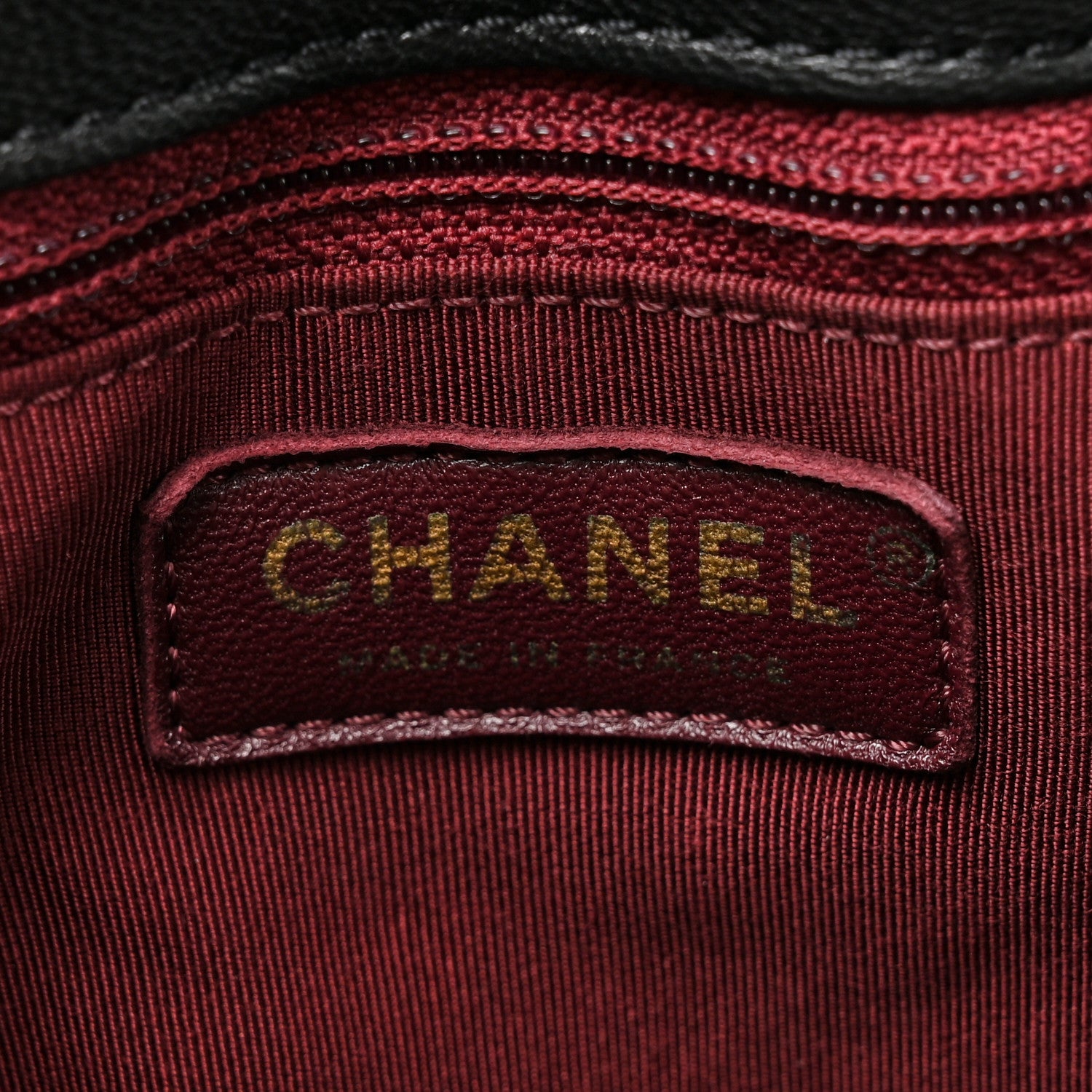 Chanel Sheepskin Quilted Mademoiselle Vintage Shopping Tote Black 6 of 17