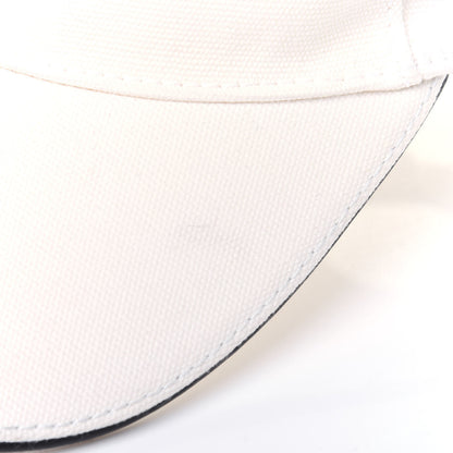 Gucci Canvas Web Baseball Hat S 57 White 8 of 8