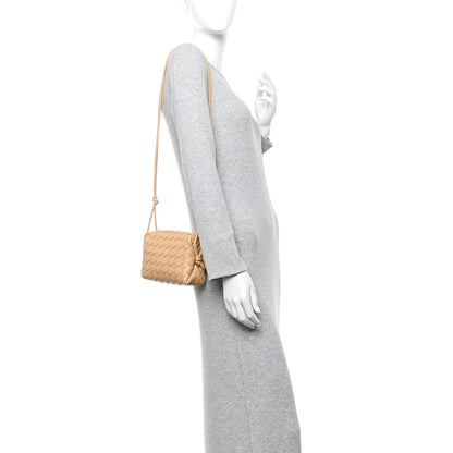 Bottega Veneta Nappa Intrecciato Mini Loop Camera Bag Almond 2 of 10
