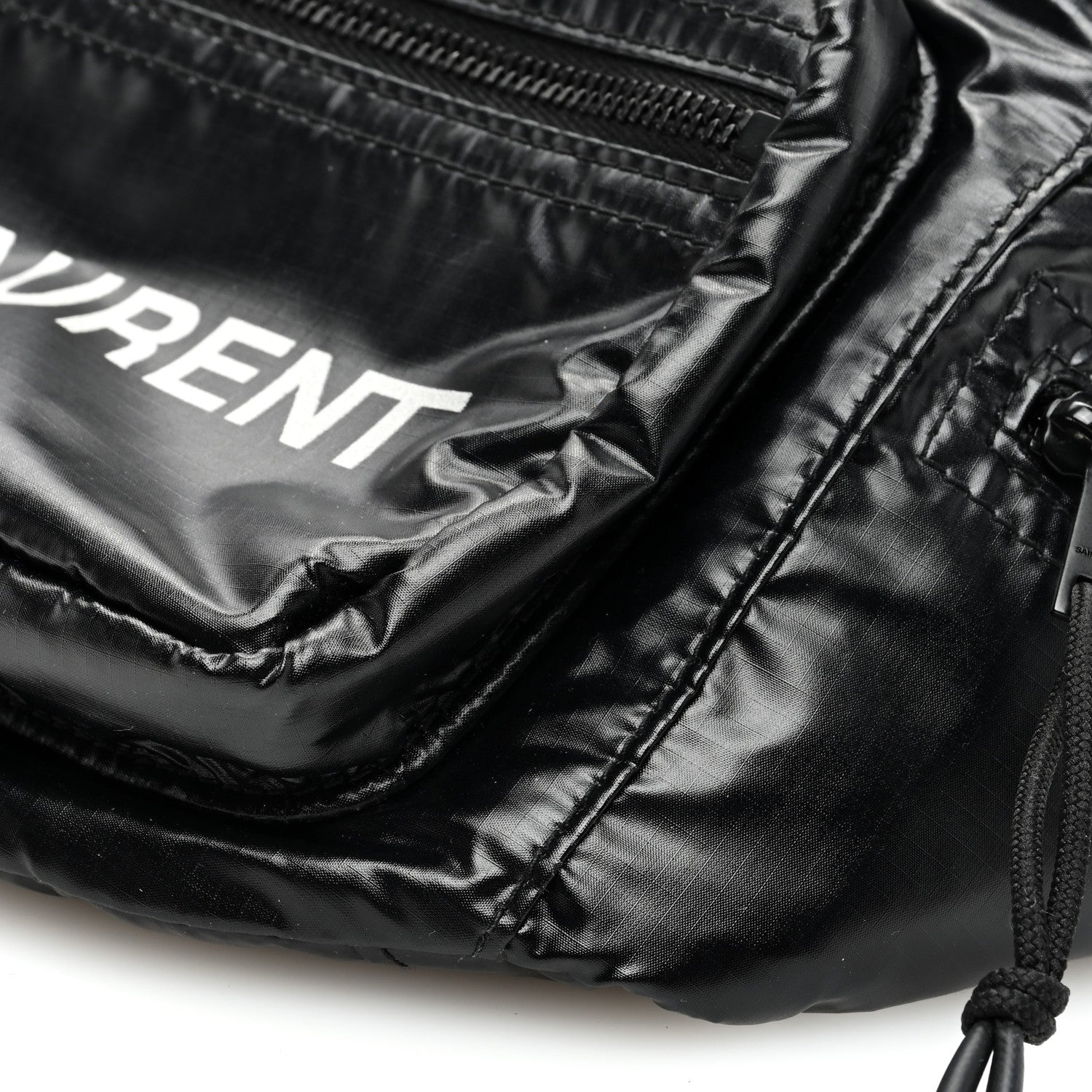 Saint Laurent Nylon Logo Nuxx Body Belt Bag Black 9 of 9