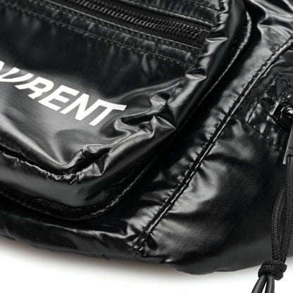 Saint Laurent Nylon Logo Nuxx Body Belt Bag Black 9 of 9