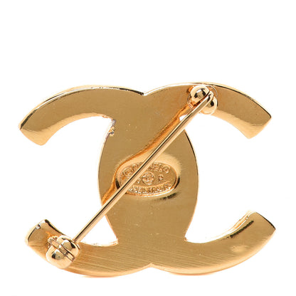 Chanel Metal CC Turn Lock Brooch Gold 3 of 4