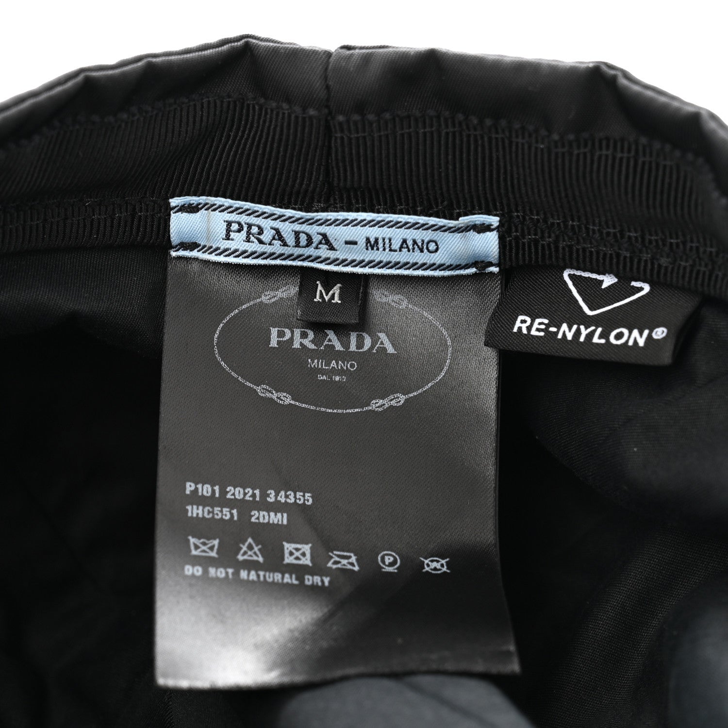 Prada Re-Nylon Newsboy Hat M Black 8 of 8