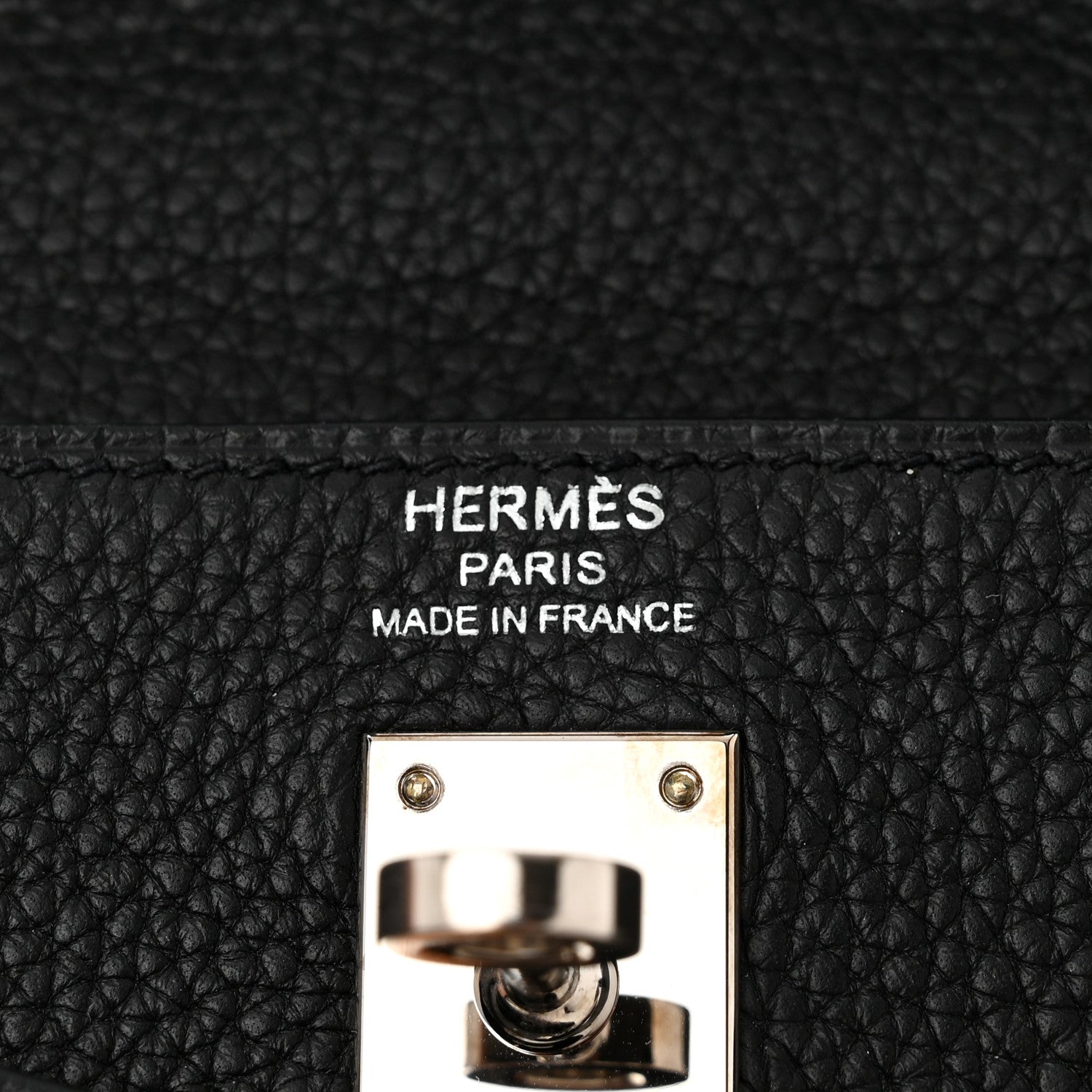 Hermes Togo Kelly Retourne 25 Black 6 of 11