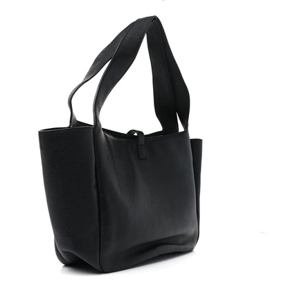 Saint Laurent Grained Deerskin Bea Tote Black 3 of 10