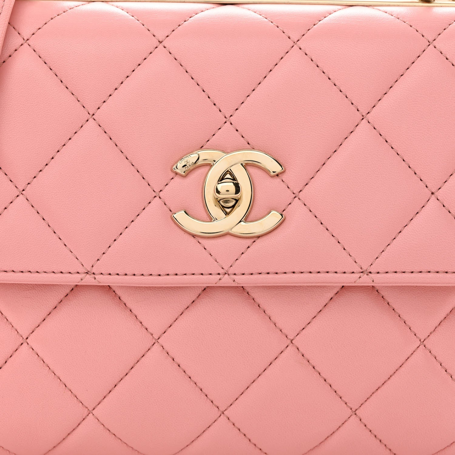 Chanel Lambskin Quilted Small Trendy CC Flap Dual Handle Bag Pink 8 of 11