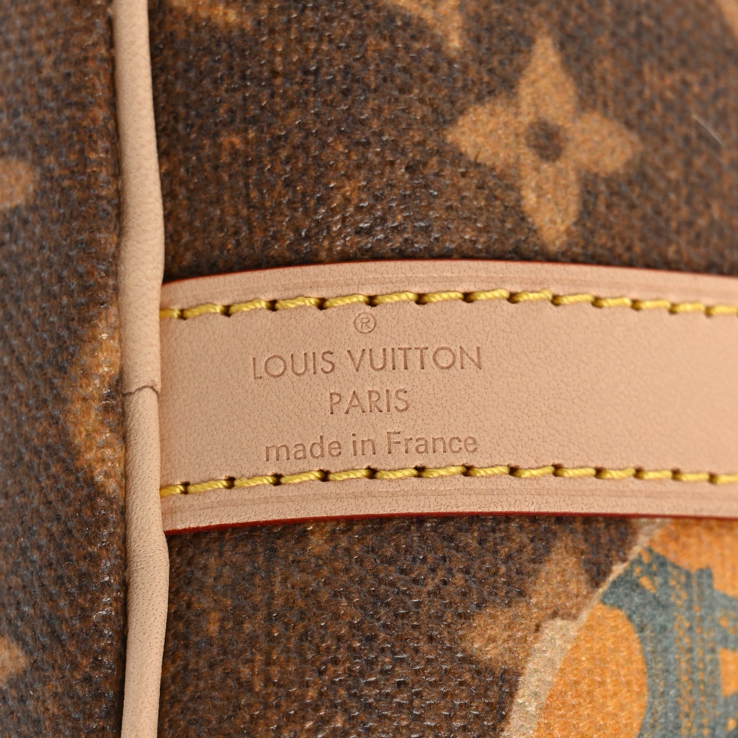 Monogram Hotel Labels Speedy Bandouliere 30