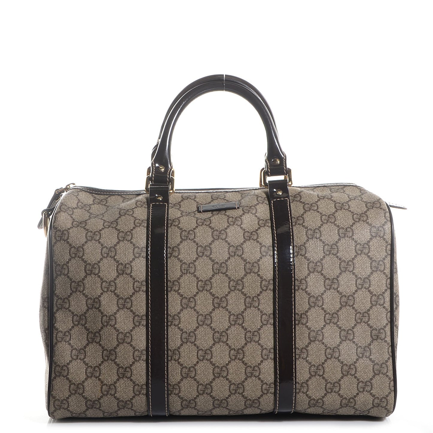 GG Plus Monogram Medium Joy Boston Dark Brown