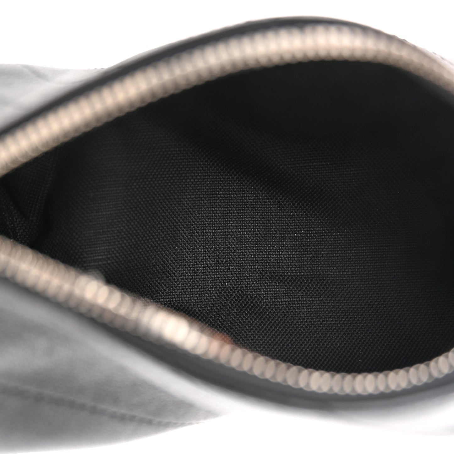 Sakai Be Green Calfskin Diagonal Stitched Mini Blondie Barrel Shoulder Bag Black