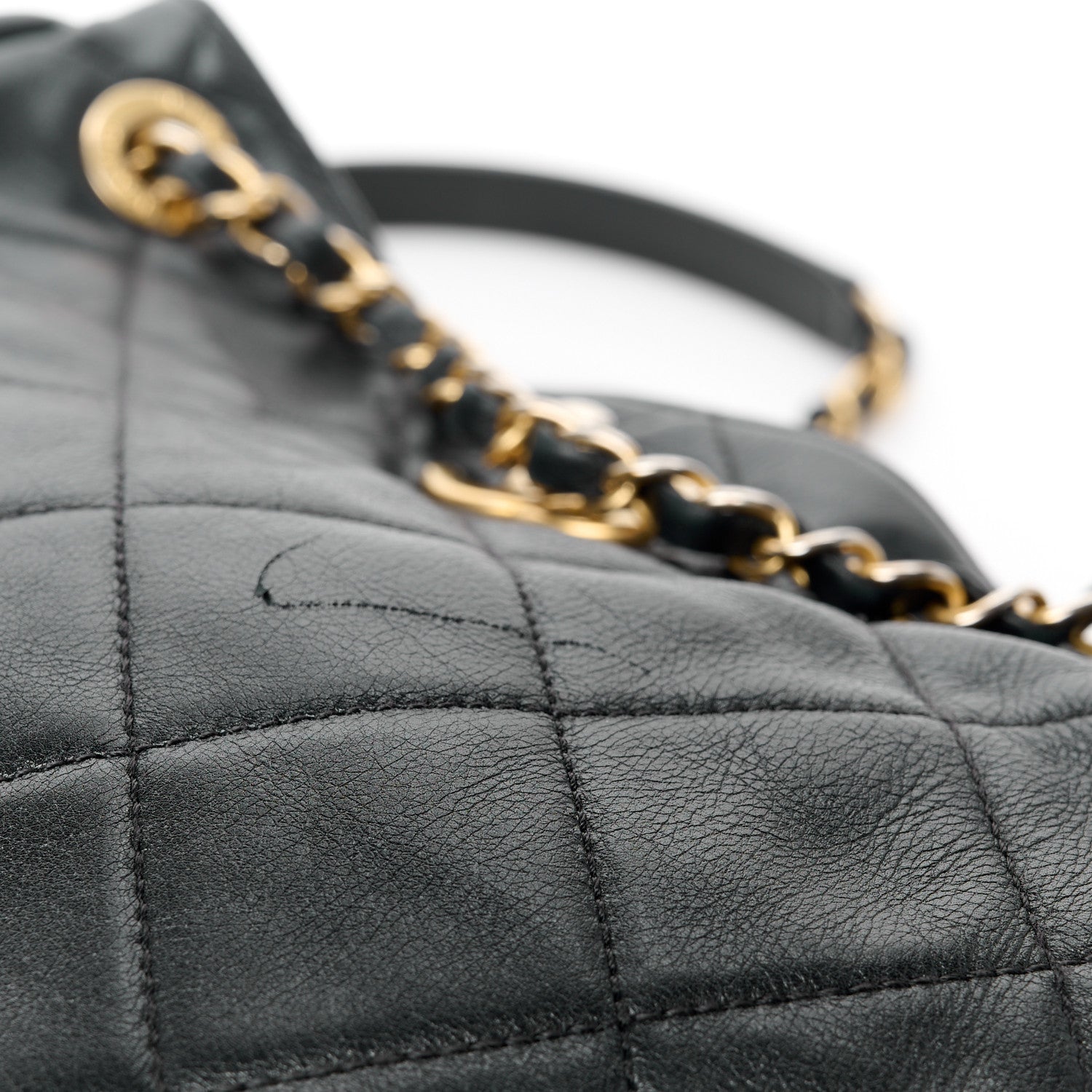 Chanel Shiny Lambskin Quilted Fashion Therapy Hobo Black 13 of 13