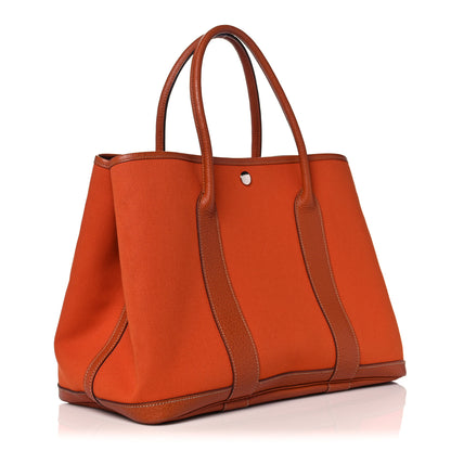 Hermes Toile Negonda Garden Party 36 MM Potiron 3 of 18