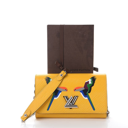 Louis Vuitton Epi Early Bird Twist Chain Wallet Jonquille 9 of 9