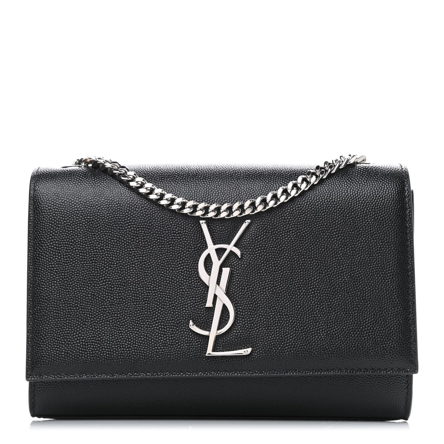 Grain De Poudre Small Monogram Kate Satchel Black