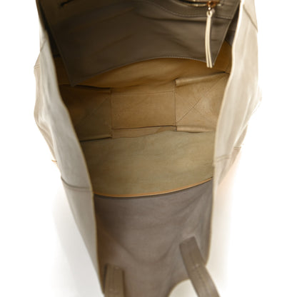 Celine Lambskin Vertical Bi-Cabas Butter 5 of 10