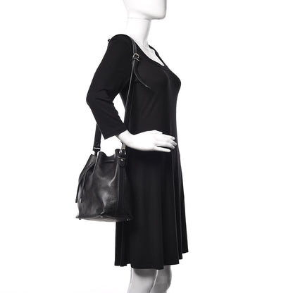 Proenza Schouler Calfskin Buffalo Medium Bucket Bag Black 2 of 13