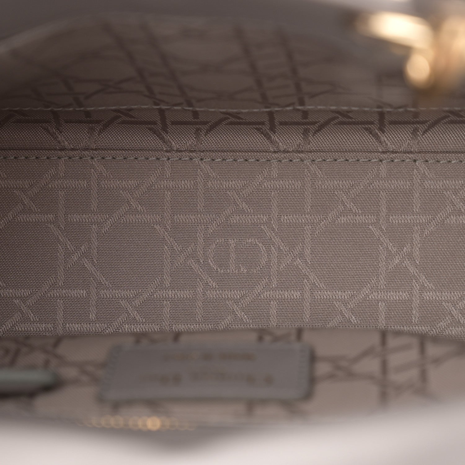 Christian Dior Lambskin Cannage Small Lucky Badges My Lady Dior Grey 7 of 13